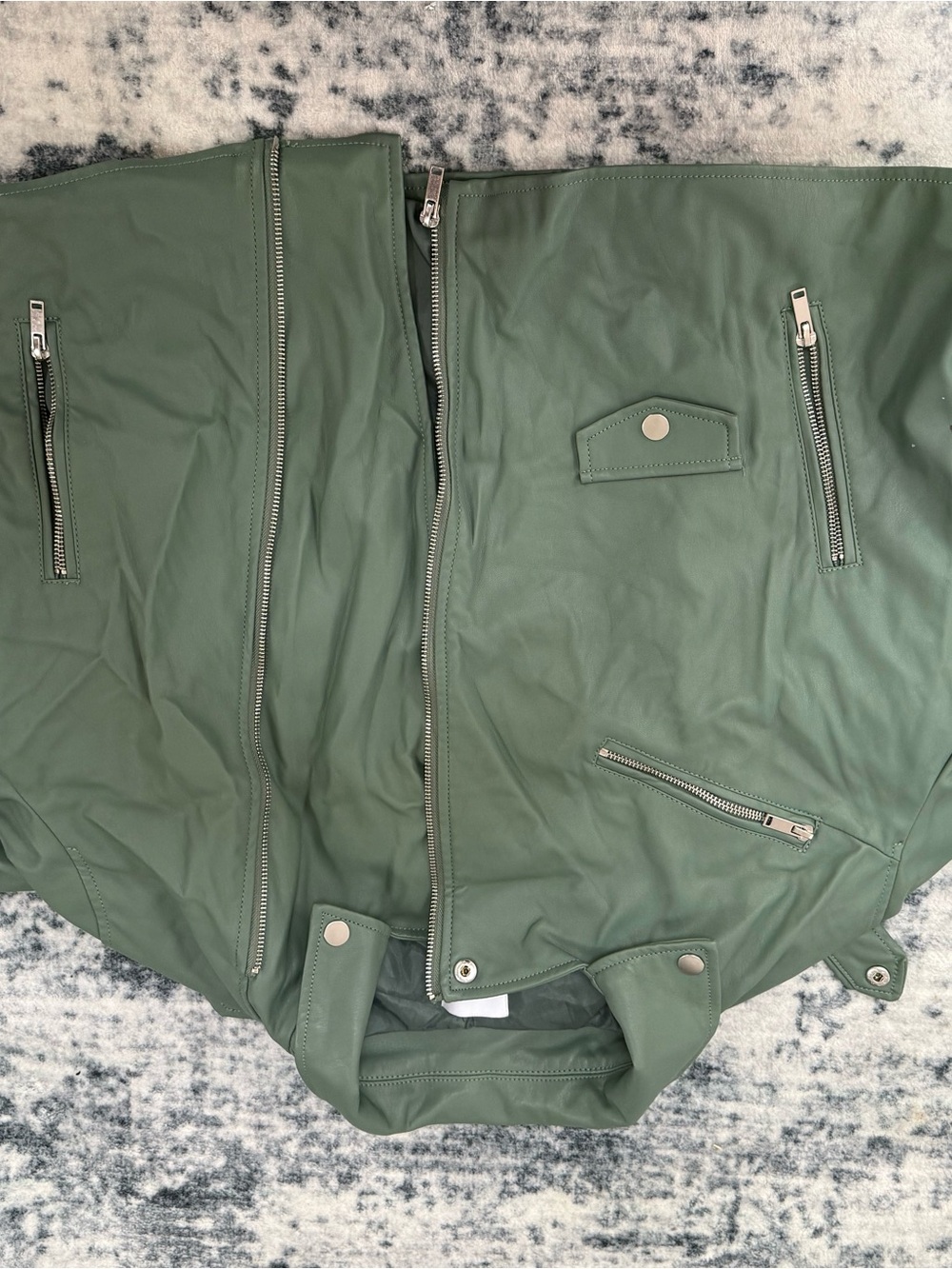 Nine West Sage Green Jacket with Silver Label